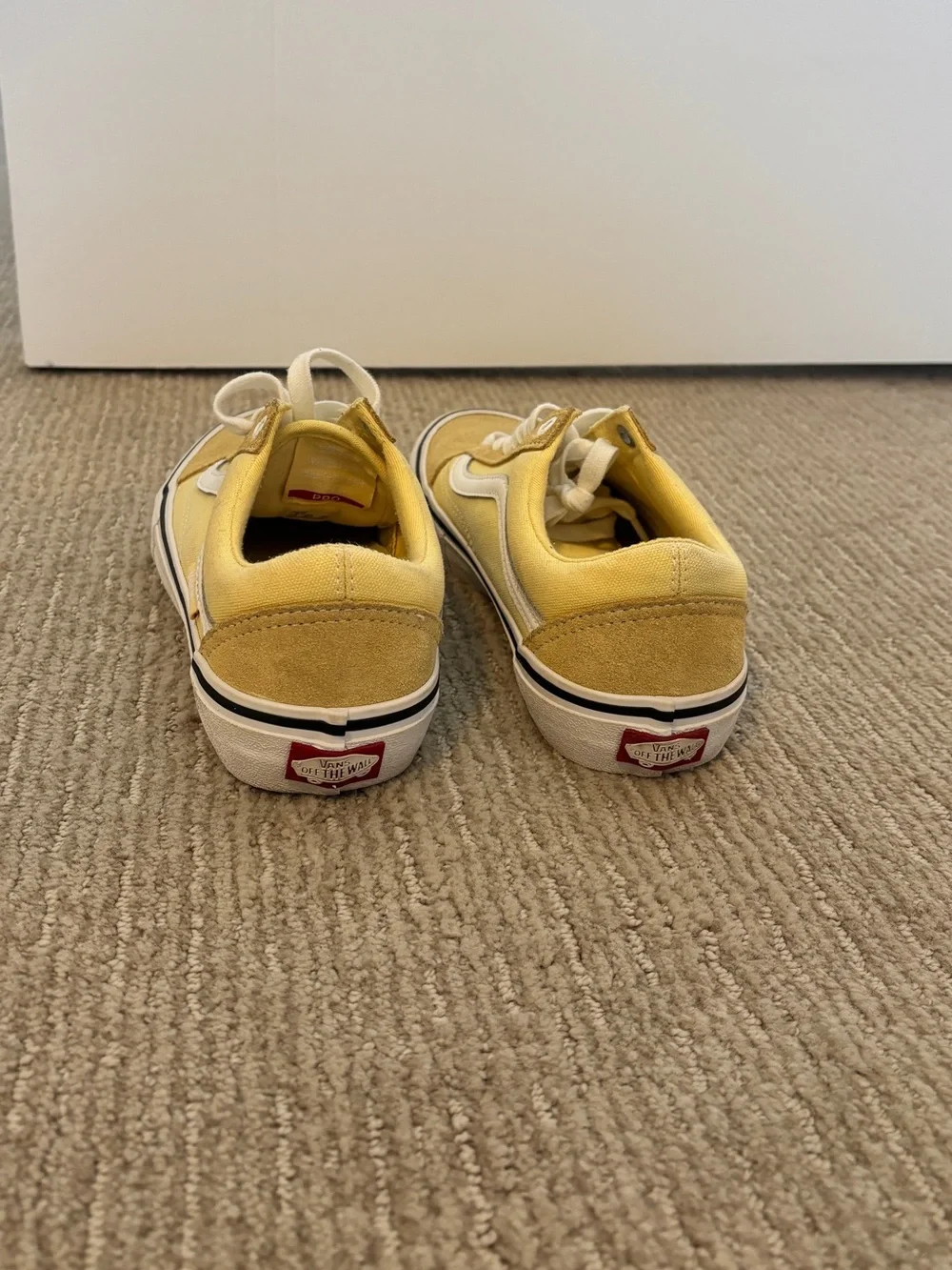 Vans Pastel Yellow Suede Pro Shoes (Men’s 6, 7.5 women’s)